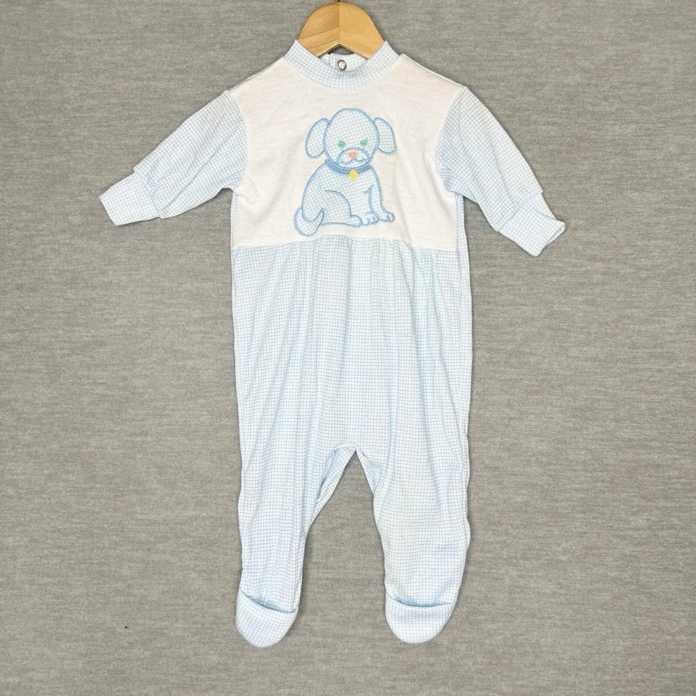 Vintage Lot 80s 90s Little Me Baby Boys Footie Sleeper Up To 13 Lbs 0-3‎ Month